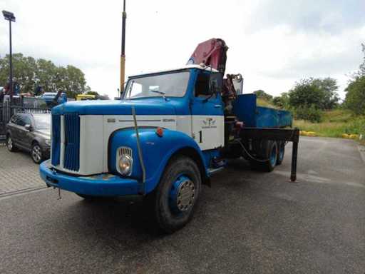 1977 Scania 86 6x2 Kipper met Kraan