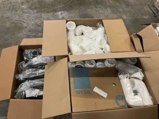 Pallet Wisa installatie materialen