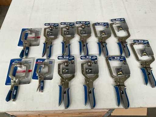 Kreg Ró?ne drewniane zaciski (12x)