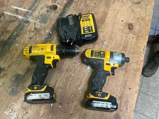 Tournevis sans fil DEWALT DCF610/DCD710 et perceuse