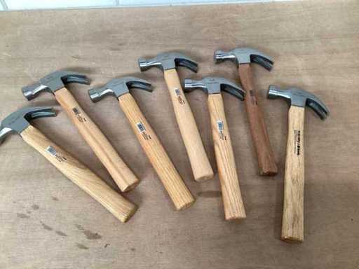 KWB-Klauenhammer mit Holzgriff (7x)