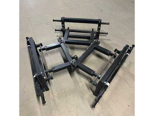 Triptischer Hänger für 3x 75" (Durchmesser ca. 140 cm)
