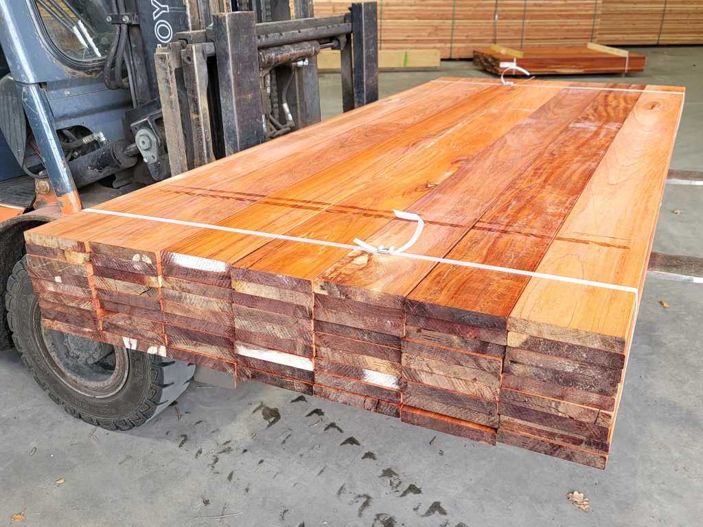 21 m2 Padouk 21x140mm plank 70 st./ 215cm 