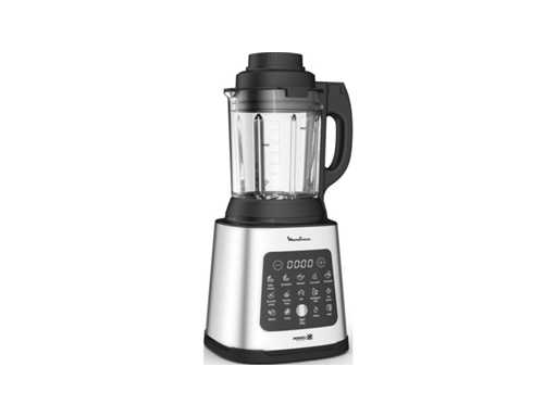 Moulinex LM835D10 - blender - 1,75 l - Blender voor op aanrecht - 1400 W - Zwart, Metallic, Transparant