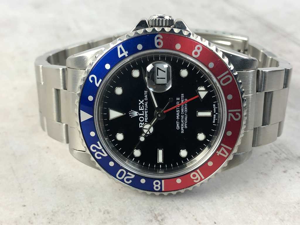 Zegarek męski Rolex GMT Master II Pepsi L-Series 16710 pl