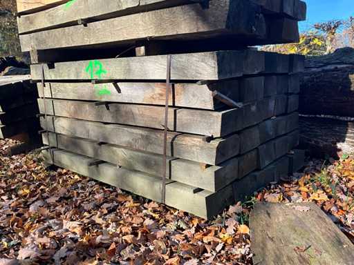 30 traversine in legno di quercia