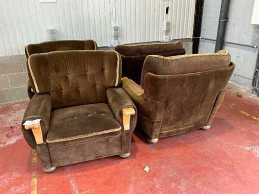 Fauteuil vintage (4x)