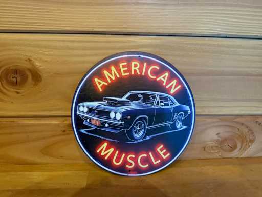 Metall-Werbeschild rund 20 cm