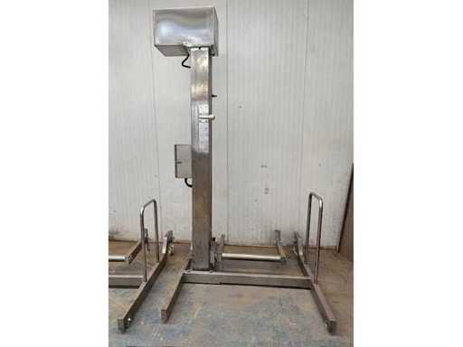 Mobilny podnośnik do pojemników