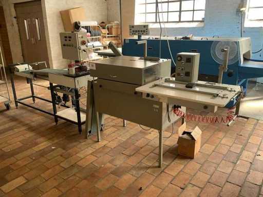 1991 GTK-W / Ludre C20 Continuous Pasting Press with Automatic Cutting Off