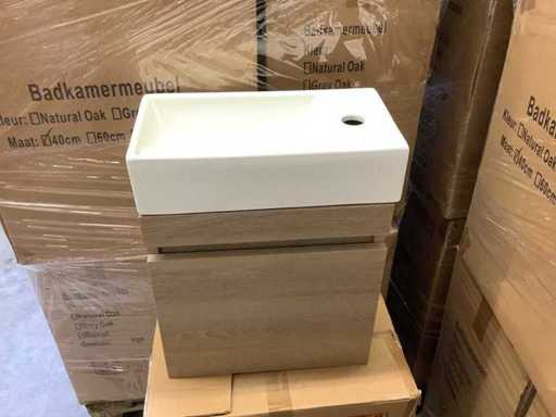 Karo – Brunnen + Möbel Walnuss 40 cm