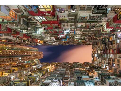 Foto op dibond Studio 57 ‘Skyscraper‘