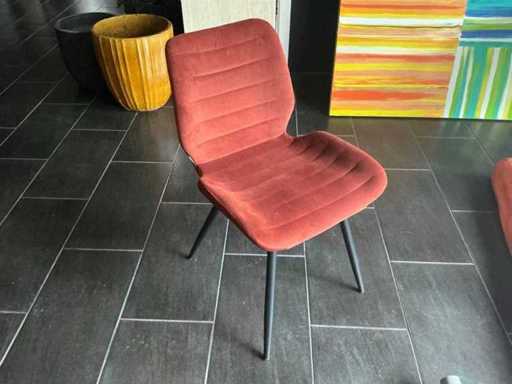 Bronx 71 Toby Velvet Design Eetkamerstoel (9x)