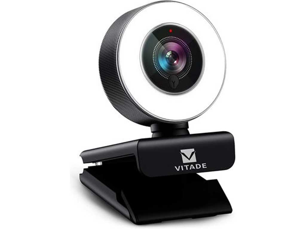 vitade 1080p webcam with a ring light