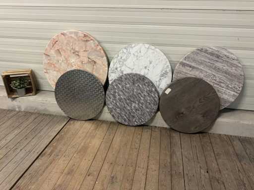 Piano del tavolo da terrazza (6x)