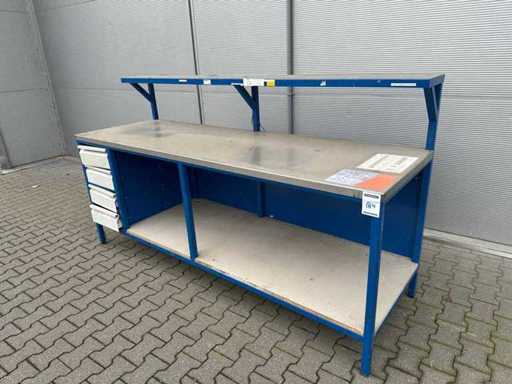 Banco da lavoro 2500x800x1400mm