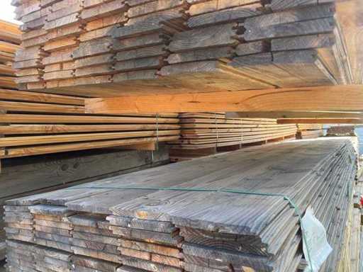 Douglas Rebate/Half-timber rebate 4000x190x18mm (135x)