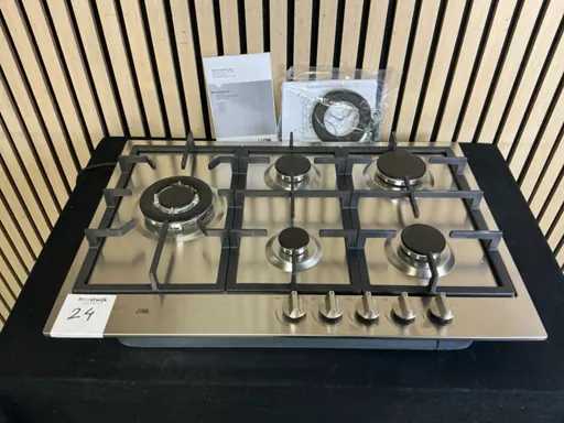 Etna KG875RVSA Eingebautes Gaskochfeld