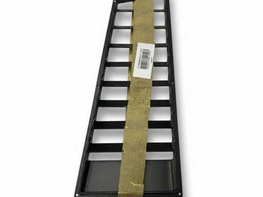 Grătar pentru sala motoarelor din oțel inoxidabil cu acoperire neagră Riva 15529