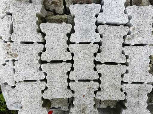 waterdoorlatende betonklinkers (60x)