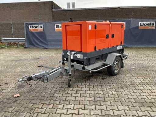 2013 Atlas Copco QAS 40 Stroom aggregaat aanhangwagen