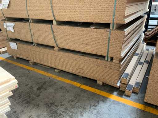 Unilin chipboard white plasticized (16x)