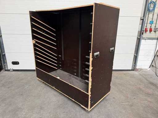 Chariot mobile pour tables pliantes