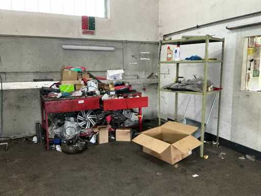 Bundel werkbank- en werkplaatsgereedschap