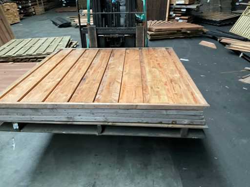 Woodvision Douglas Gartengitter 180x180 cm (4x) 