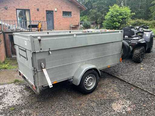 2009 Anssems Flatbed trailer met hoge zijkanten Transporttrailer