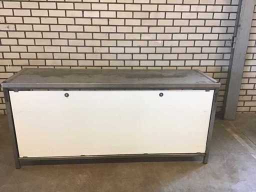 Barra da lavoro in acciaio inossidabile (2x)