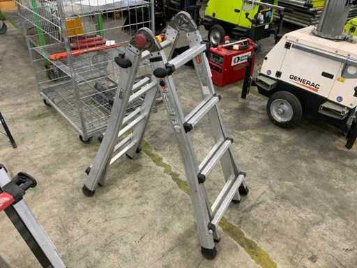 Atrex Professional Varitrex Teleprof 4x4 Telescopic folding ladder