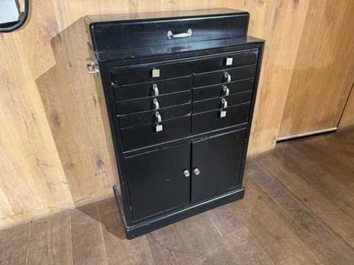 Metal filing cabinet