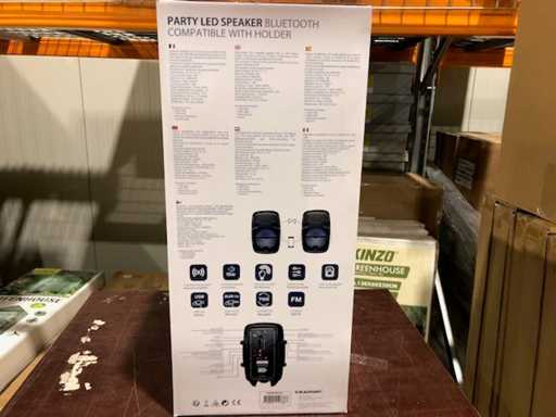 Blaupunkt - BLP3975 - Bluetooth - altoparlante con effetti di luce - con treppiede 