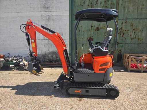 Candacchino HighTop HH16 con mini escavatore a braccio offset