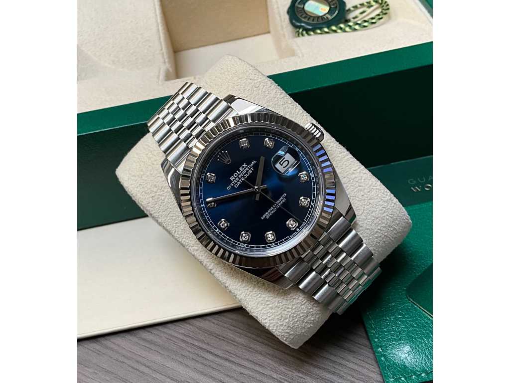 Rolex Datejust II Blue diamond dial