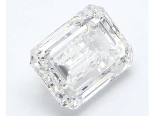 Diamant - diamant taille émeraude d’environ 4,00 carats (certifié)