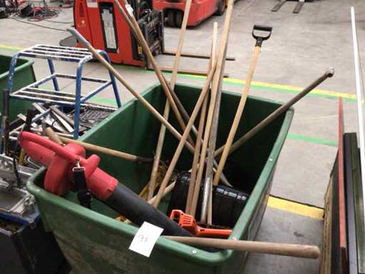 Partij tuingereedschap