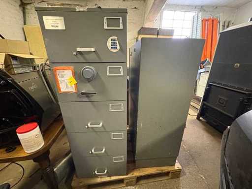 Mosler ex Us army - Fireproof Cabinet (2x)