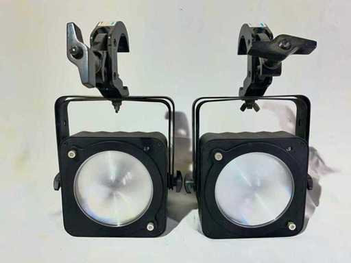 JB Systems COB-PLANO Spotlight Stage LED DMX COB Floodlight inclusa la morsa Duratruss Selflock