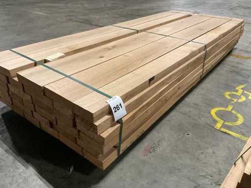 Europees eiken planken voorgeschaafd 50 mm ca. 0,750 m³