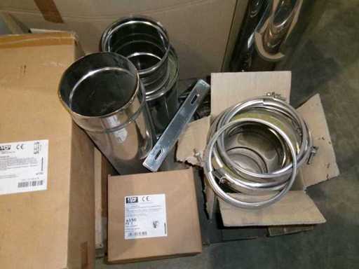 Parti per camini Expo Inox Ø150 mm – Isolate e non isolate