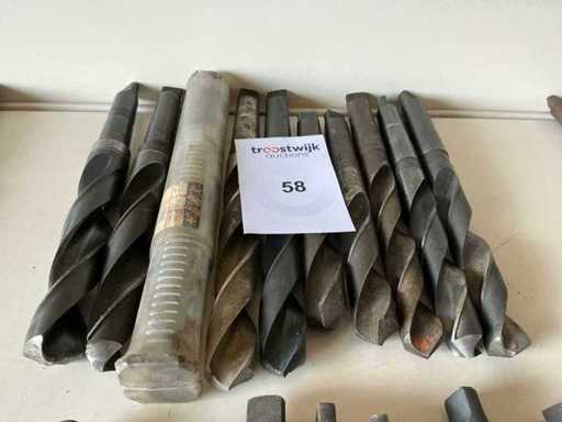 Lot Metal Drills HSS (10x)