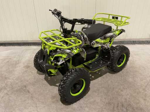 Ultra Motocross 2025 con rack ATX 1000 Electric Quad verde/nero Extreme