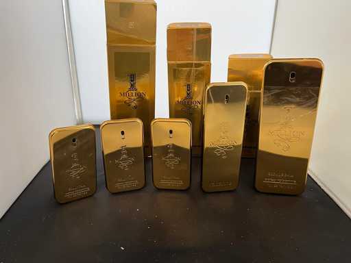 5x Paco Rabanne 1 Million Perfume