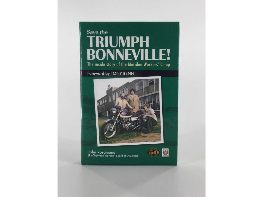 Red de Triumph Bonneville!/Auto Themaboek