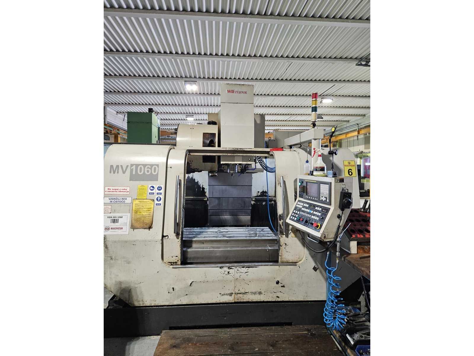 YIDA Precision Machinery Co., Ltd – MV-1060 – CNC Vertical machining centre – 2008