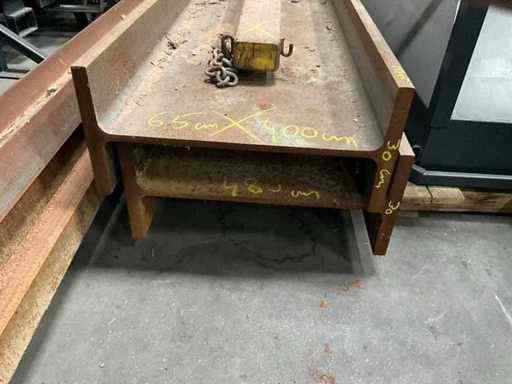 Metalen Poutrels/draagbalken 4 meter (2x)