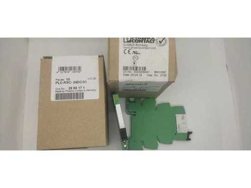 PHOENIX CONTACT - PLC-RSC-24DC/21 - 2966171 - Relais met socket (10x)