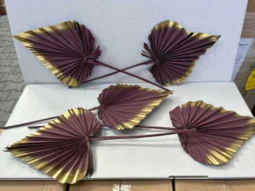 King palm spear Purple / gold Decoratief palmblad (432x)